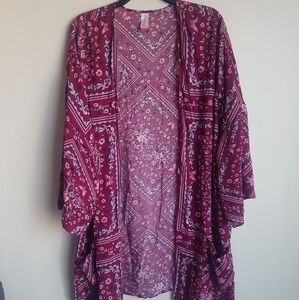 Plus size kimono